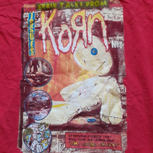 Eerie Tales of Korn Vintage Y2K Nu Metal Graphic Tee - Picture 3 of 8